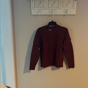 Women's Burgundy Sweater